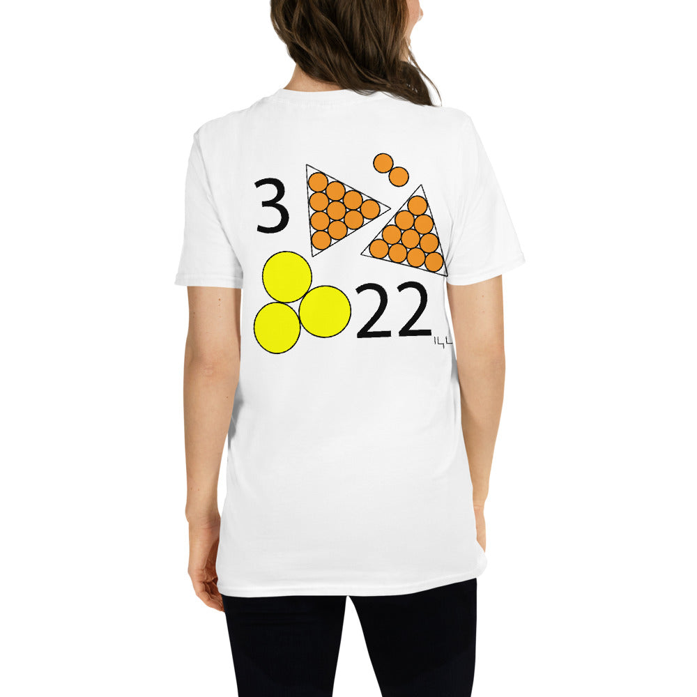 #0322 A Yellow March 22nd Short-Sleeve Unisex T-Shirt - -Lighten Your Life [ItsAboutTime.Life][date]