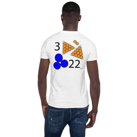 #0322 A Blue March 22nd Short-Sleeve Unisex T-Shirt - -Lighten Your Life [ItsAboutTime.Life][date]