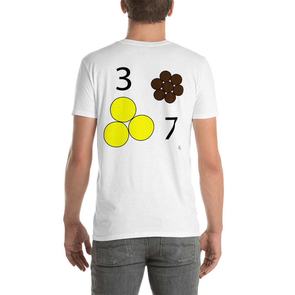 #0307 A Yellow March 7th Short-Sleeve Unisex T-Shirt - -Lighten Your Life [ItsAboutTime.Life][date]