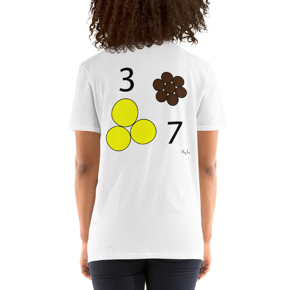 #0307 A Yellow March 7th Short-Sleeve Unisex T-Shirt - -Lighten Your Life [ItsAboutTime.Life][date]