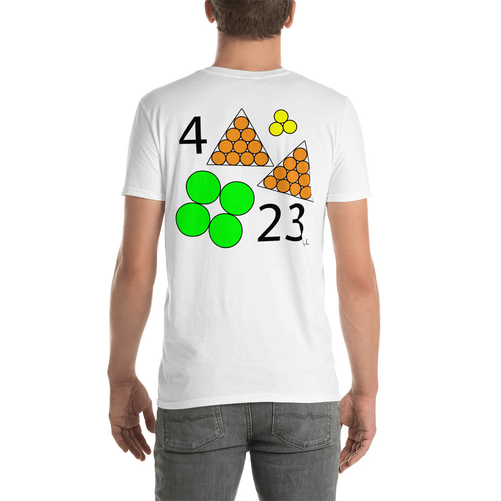 #0423 A Green April 23rd Short-Sleeve Unisex T-Shirt - -Lighten Your Life [ItsAboutTime.Life][date]