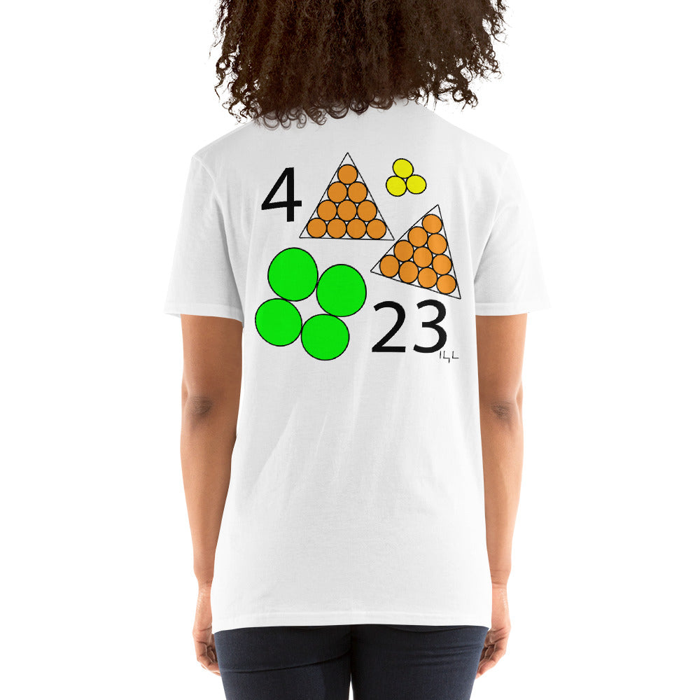 #0423 A Green April 23rd Short-Sleeve Unisex T-Shirt - -Lighten Your Life [ItsAboutTime.Life][date]