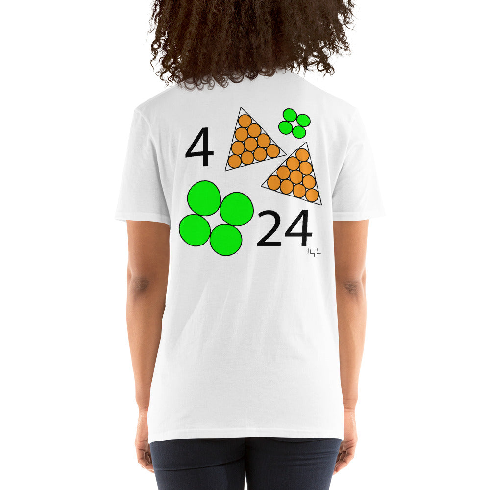 #0424 A Green April 24 Short-Sleeve Unisex T-Shirt - -Lighten Your Life [ItsAboutTime.Life][date]