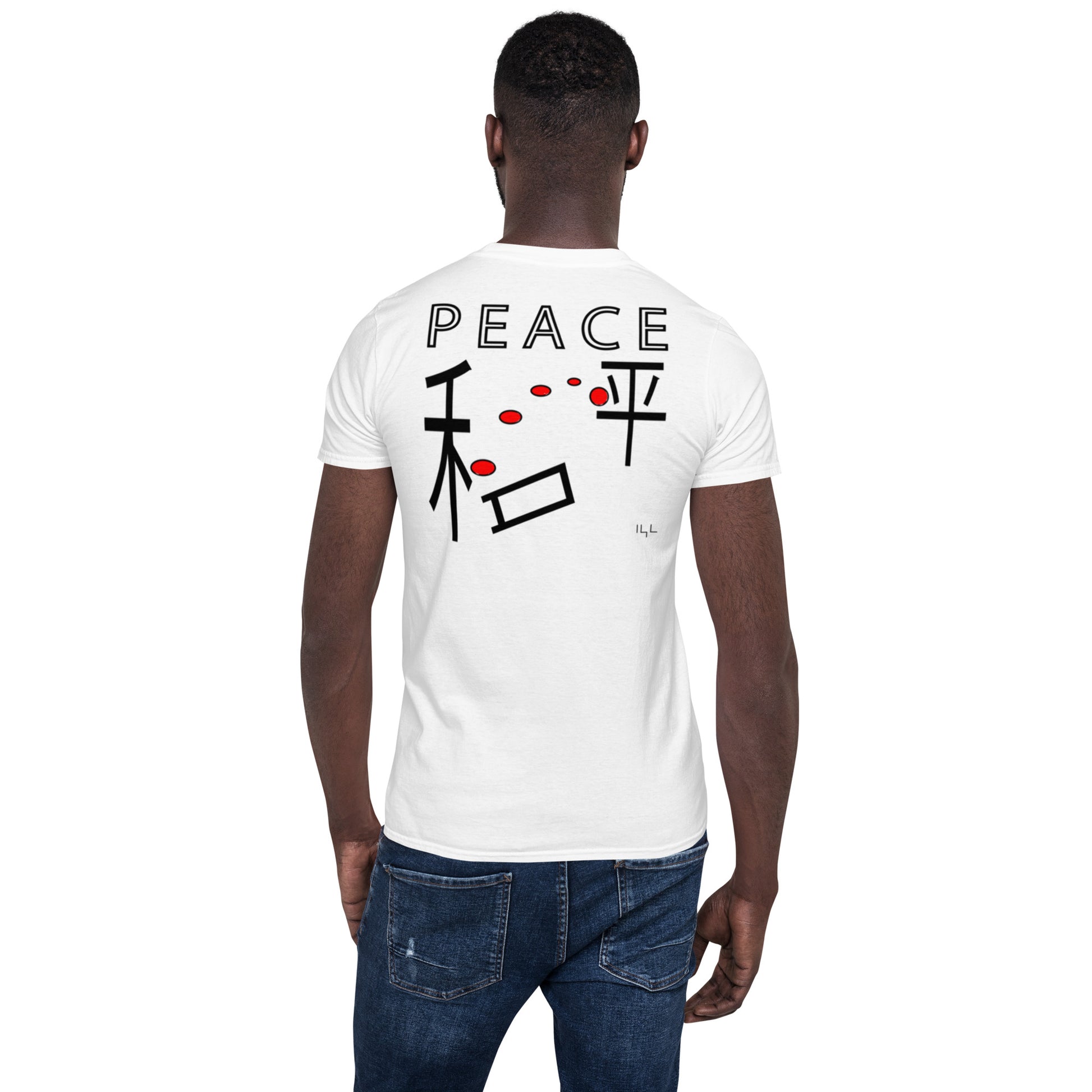 Peace Golf Tee Chinese Short-Sleeve Unisex T-Shirt - -Lighten Your Life [ItsAboutTime.Life][date]