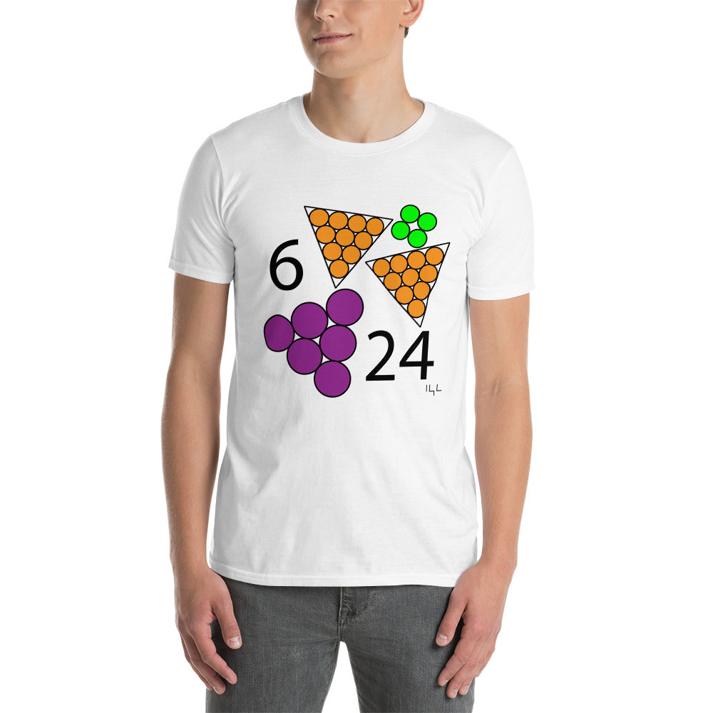 #0624 A Purple June 24th Short-Sleeve Unisex T-Shirt - -Lighten Your Life [ItsAboutTime.Life][date]