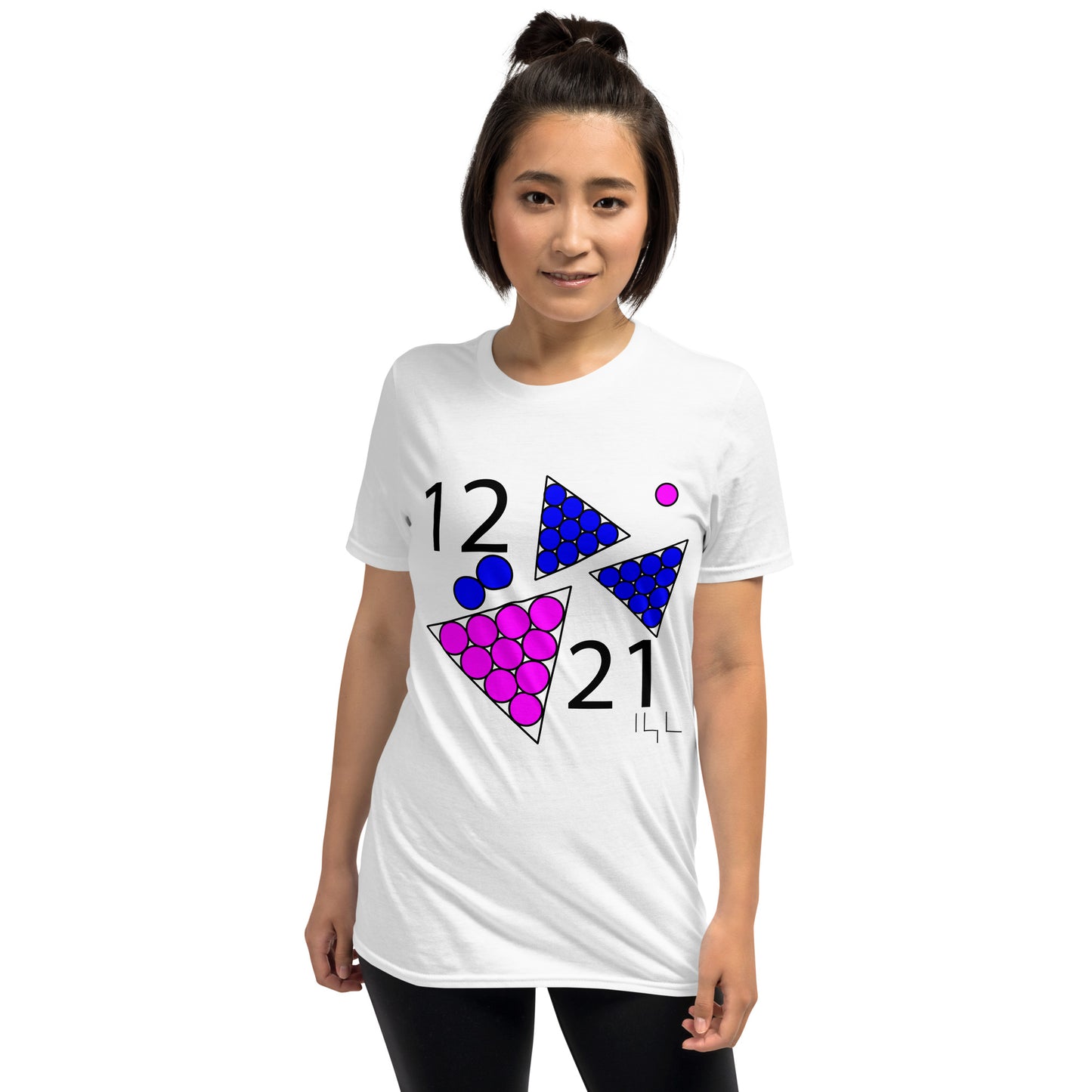 December 21st Pink Blue T-Shirt at 12:21 1221