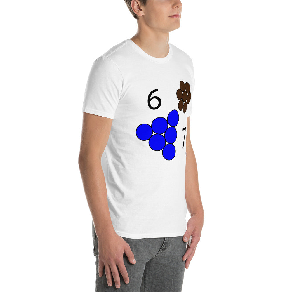 #0607 A Blue June 7th Short-Sleeve Unisex T-Shirt - -Lighten Your Life [ItsAboutTime.Life][date]